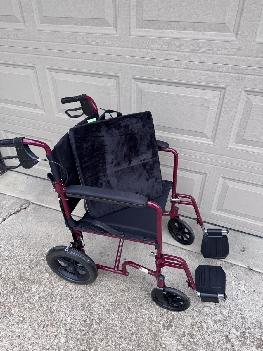 Medline Lightweight Foldable Wheelchair - Unused, New