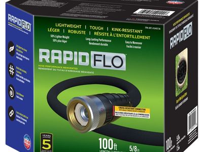 Teknor Rapid Flo 5/8 in. x 100 ft. Compact Garden Hose 1845730 #105869