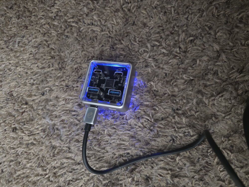 ORICO 10Gbps USB C Hub | 4-Port USB 3.2 Splitter w/ 2 USB-A & 2 USB-C Ports