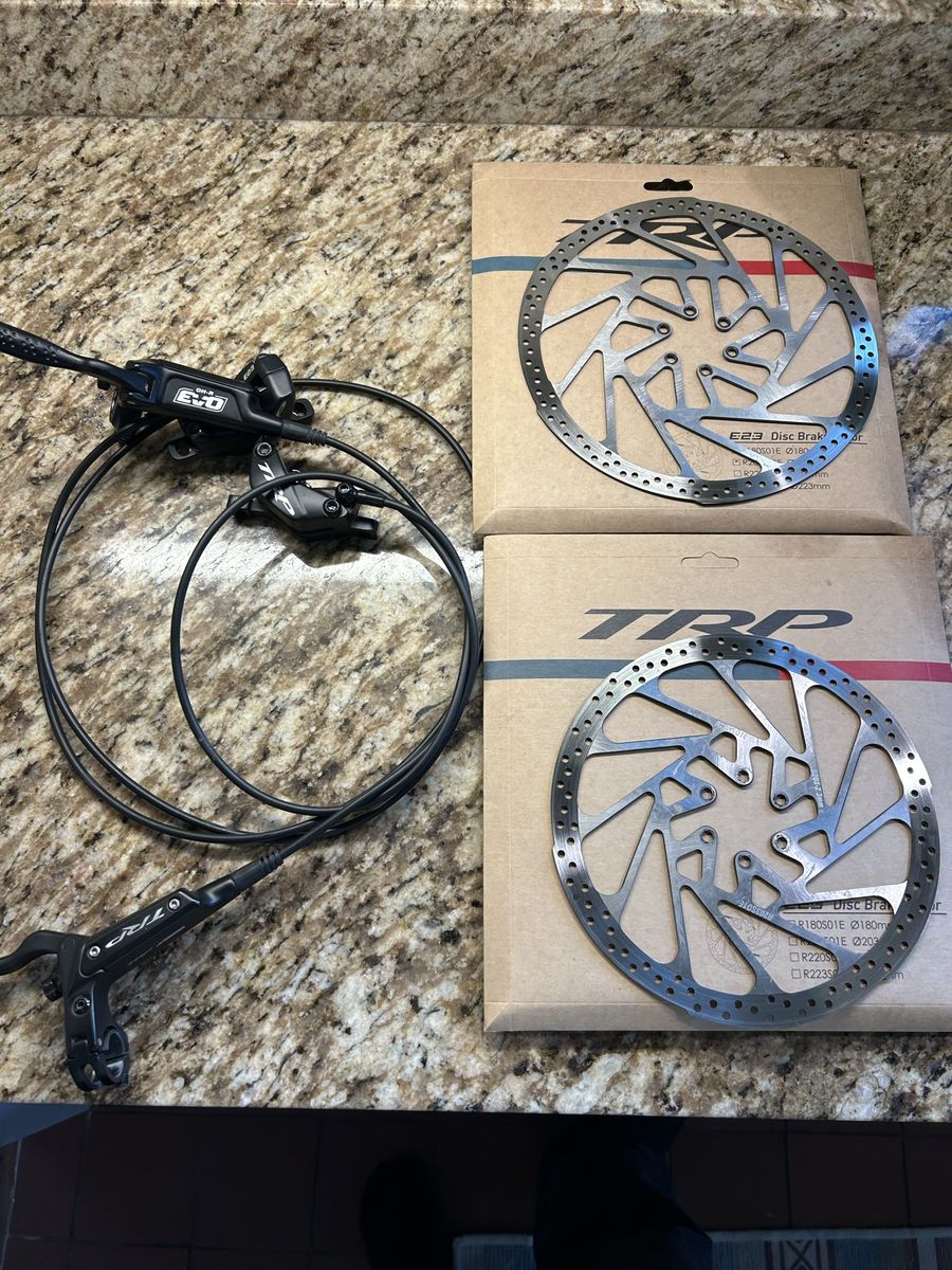 TRP DH-R Evo Brakes And Rotors