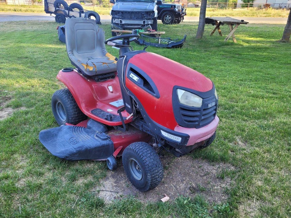 Craftsman YTS4000 Red Riding Lawn Mower - Used, As-Is