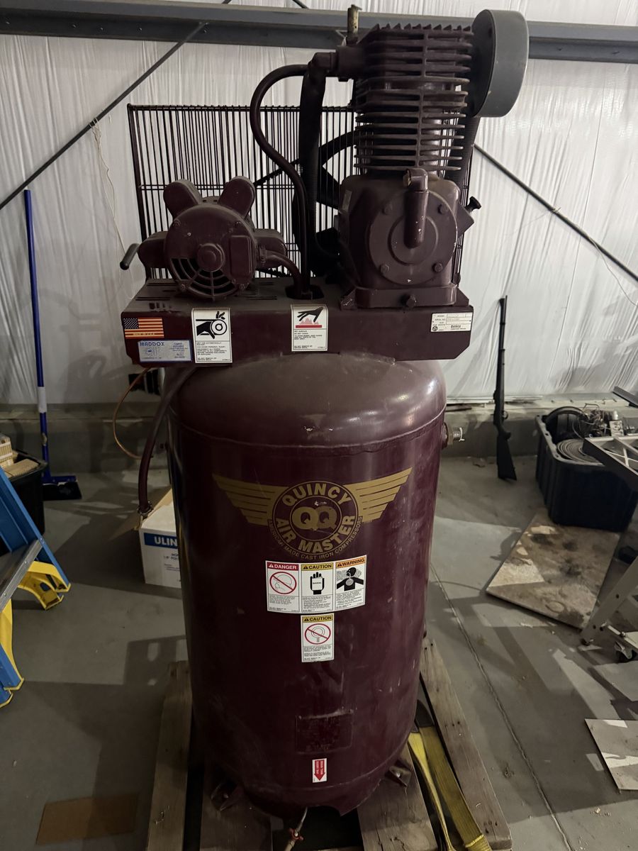 Quincy Air Master Industrial Air Compressor – $1,250 OBO