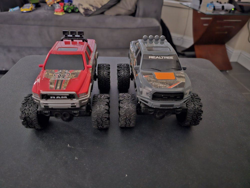 real tree dodge ram ford raptor