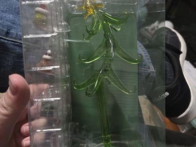 The Grinch Dr. Seuss Glass Christmas Tree with 12 Ornaments, New in Box, 13 Pcs