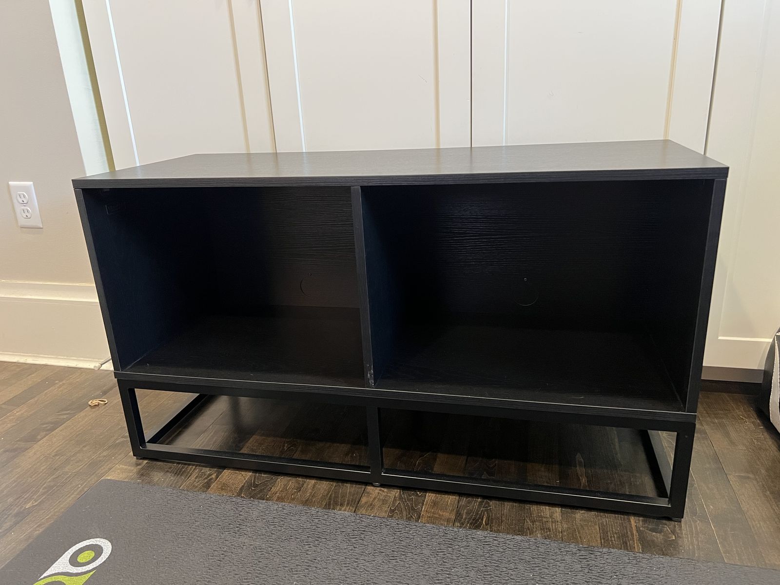 Crosley Enzo Record Storage Media Console, 40", Black