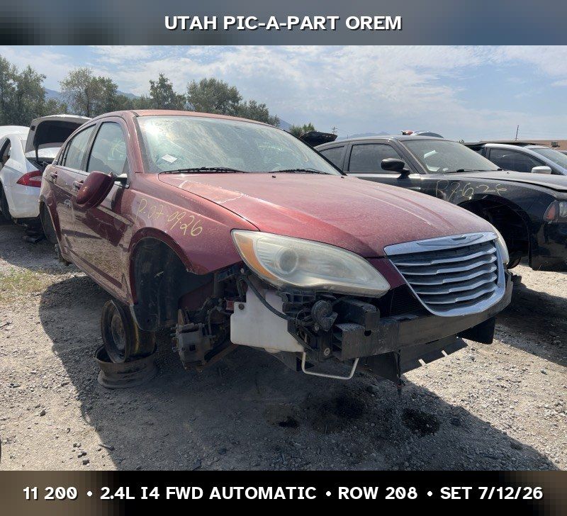 2011 Chrysler 200 Parts - UTPAP Orem