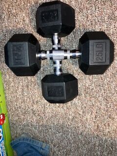 25 lb dumbbells