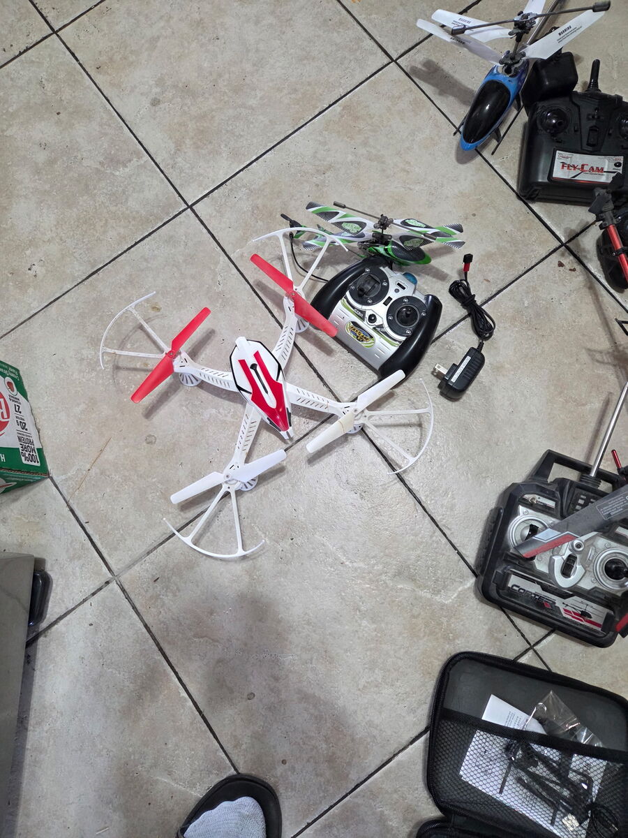 Different styles of drones and copters