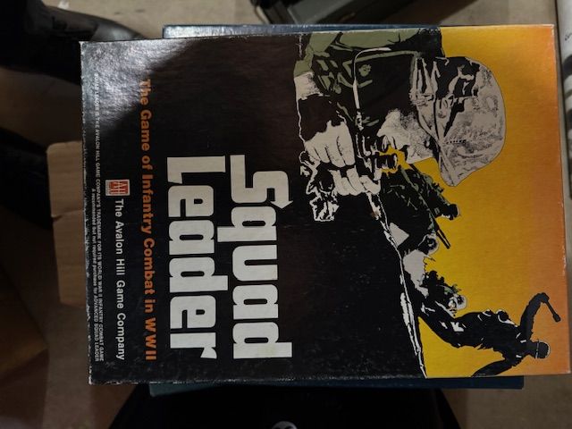 Avalon Hill Squad Leader 1977 Vintage Wargame – Unpunched Counters – Complete/Near Mint