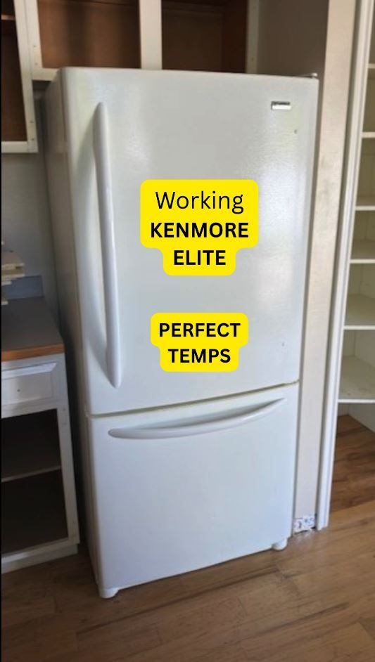FREE DELIVERY - Perfect Temps - 20 cu ft KENMORE ELITE French Door Refrigerator