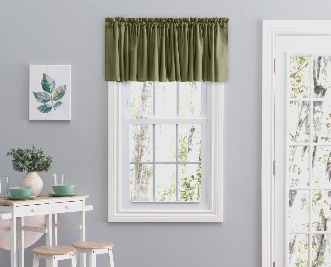 Ricardo Glasgow Spanish Moss Valance I NEW