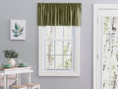 Ricardo Glasgow Spanish Moss Valance I NEW