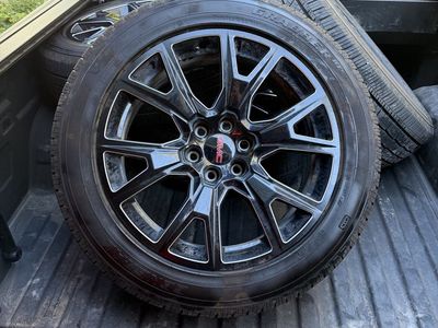 22 inch gmc sierra 1500 Denali black wheels