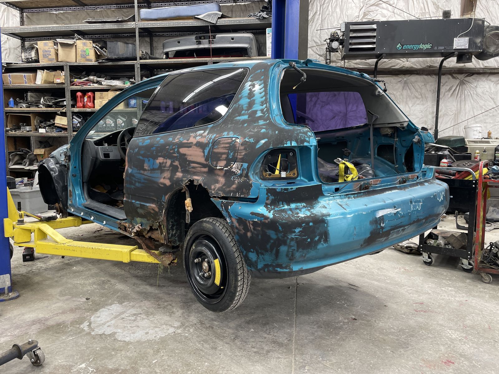 92 civic hatch rolling shell