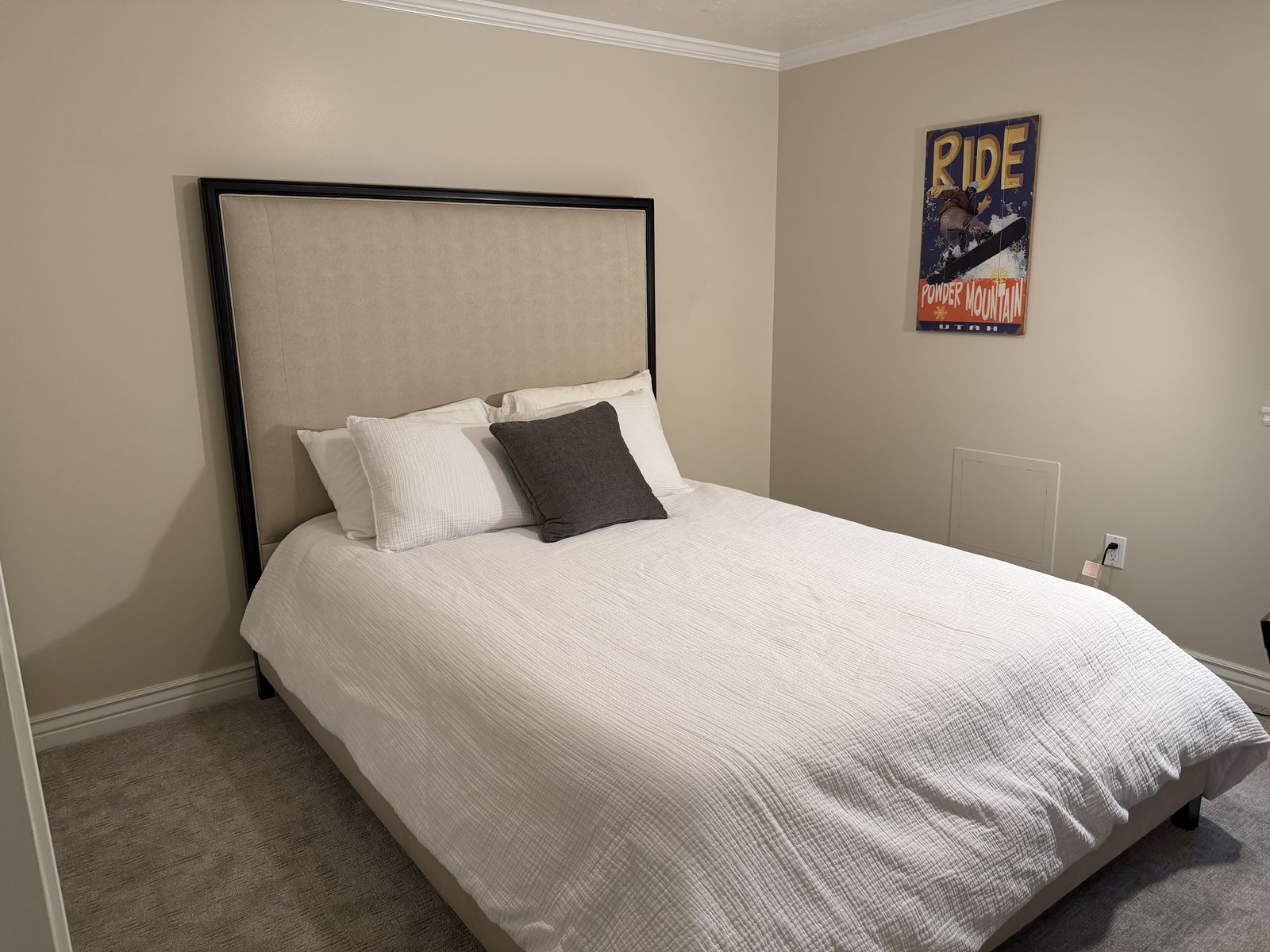 Vanguard Queen Bed Frame & Tempur-Pedic Mattress