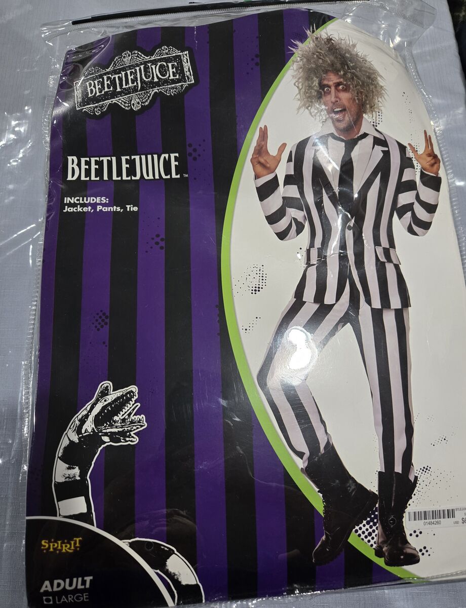 Beetlejuice costume with mask
