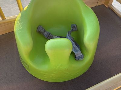 Bumbo Baby Floor Seat with 3-Point Harness - Lime Green