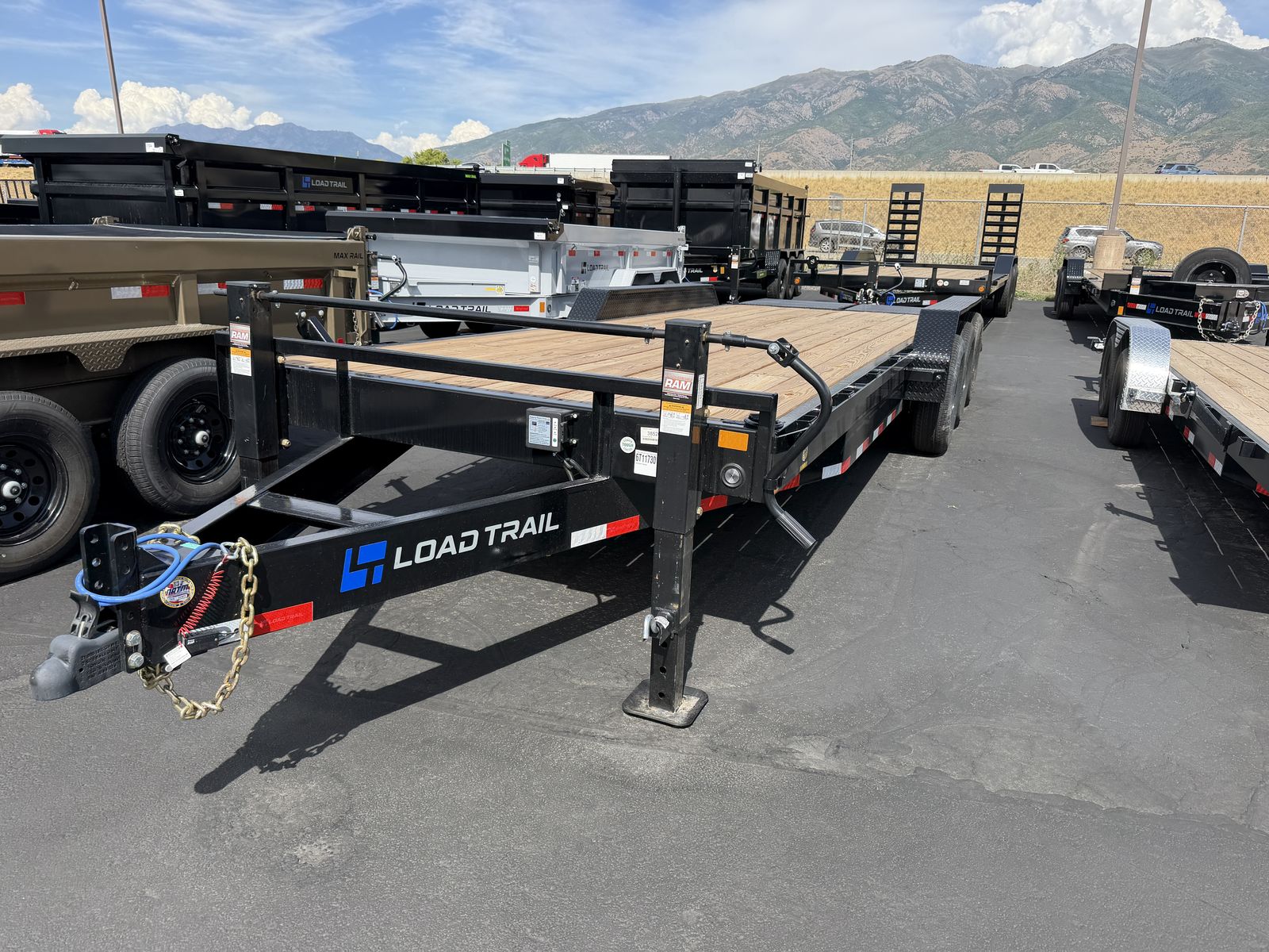 83" TRIPLE AXLE LOAD TRAIL DECK-OVER CAR/EQUIPMENT HAULER — IN STOCK NOW!