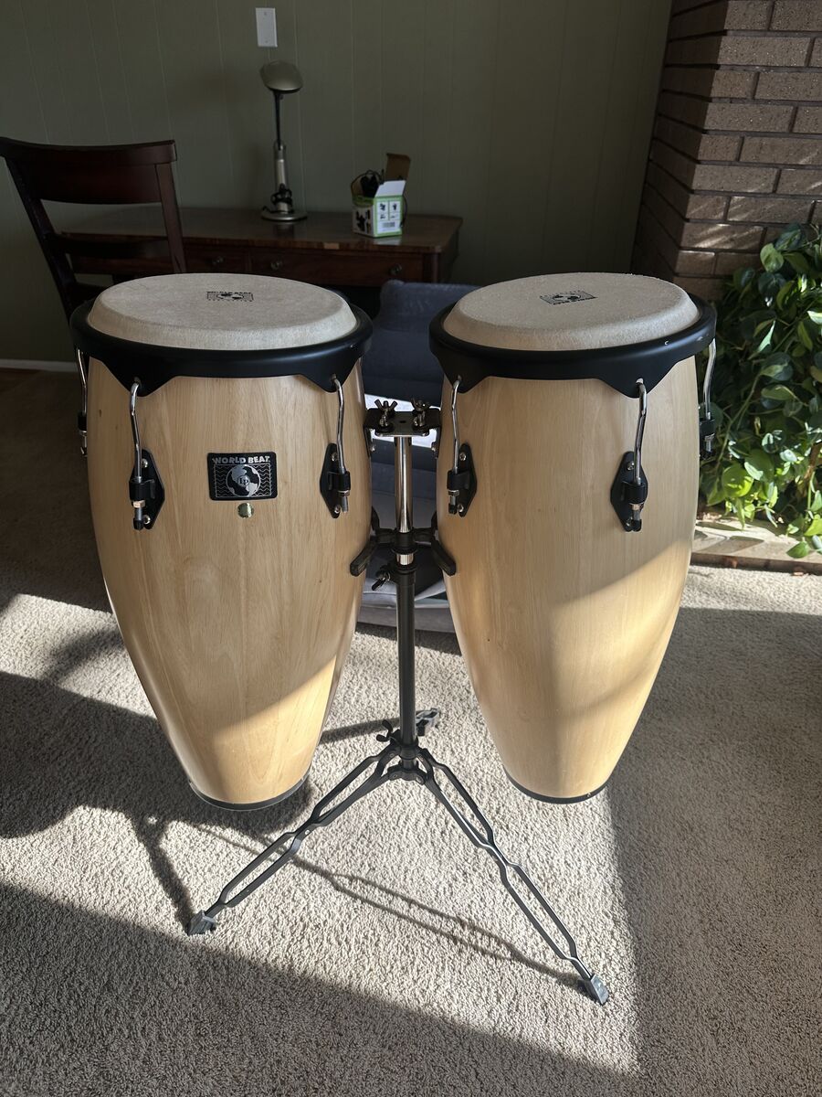 Congas and stand