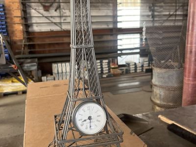 Disney Eiffel Tower Clock