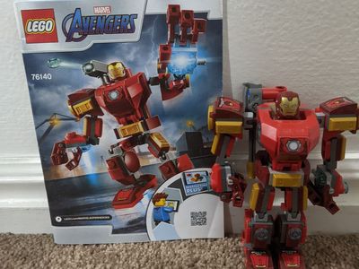Lego Marvel Super Heroes Iron Man Mech 76140