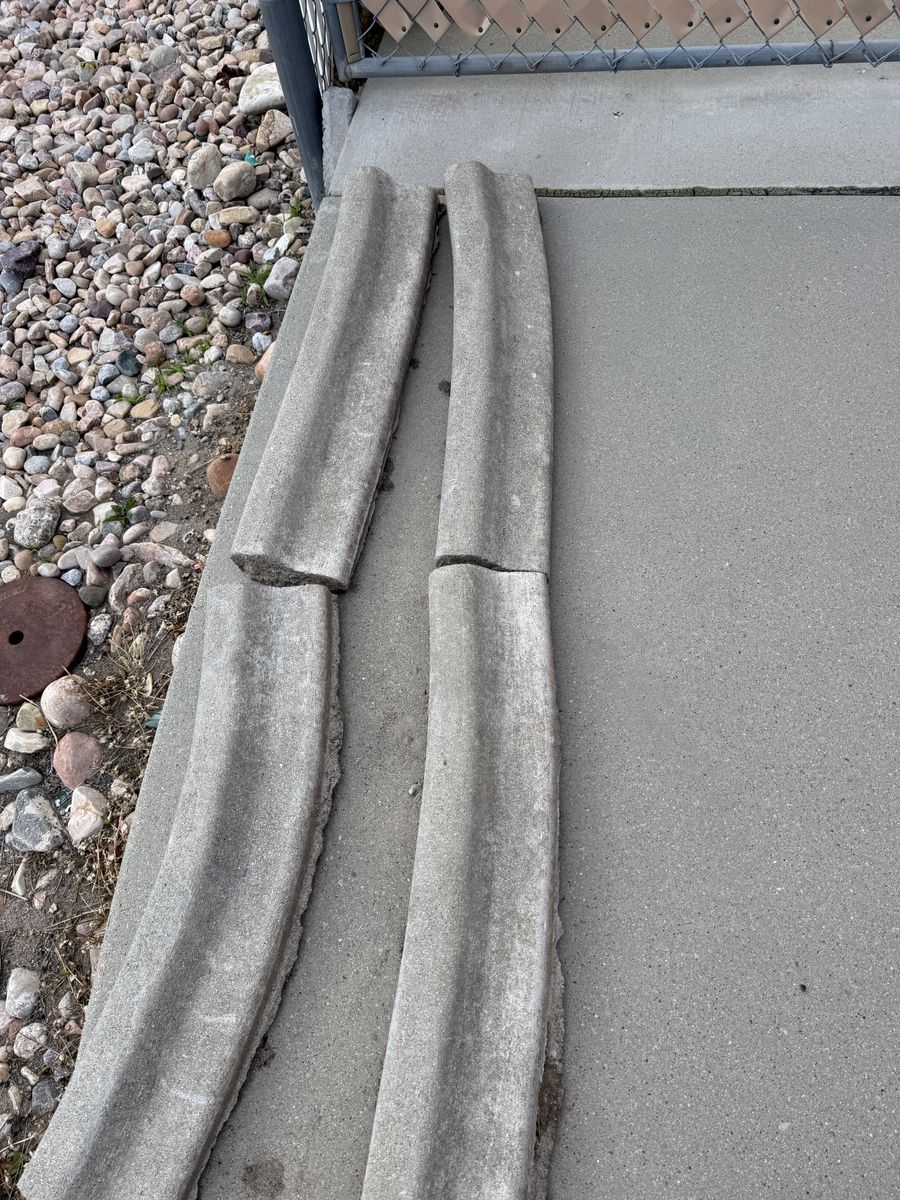 Concrete Flower Bed Edging – Matching Set
