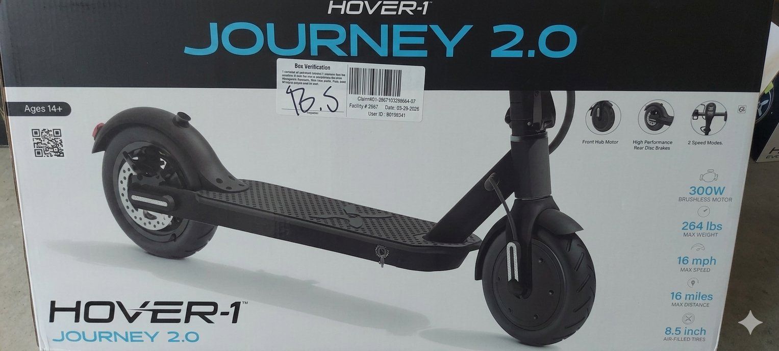 2 electric scooters hover 1 journey 2.0