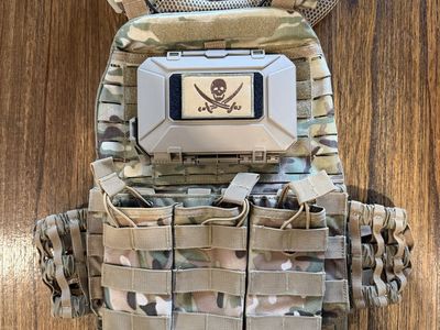 5.11 Tactical Multicam Plate Carrier Vest with Pouches and Admin Case