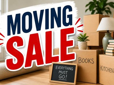 MOVING SALE