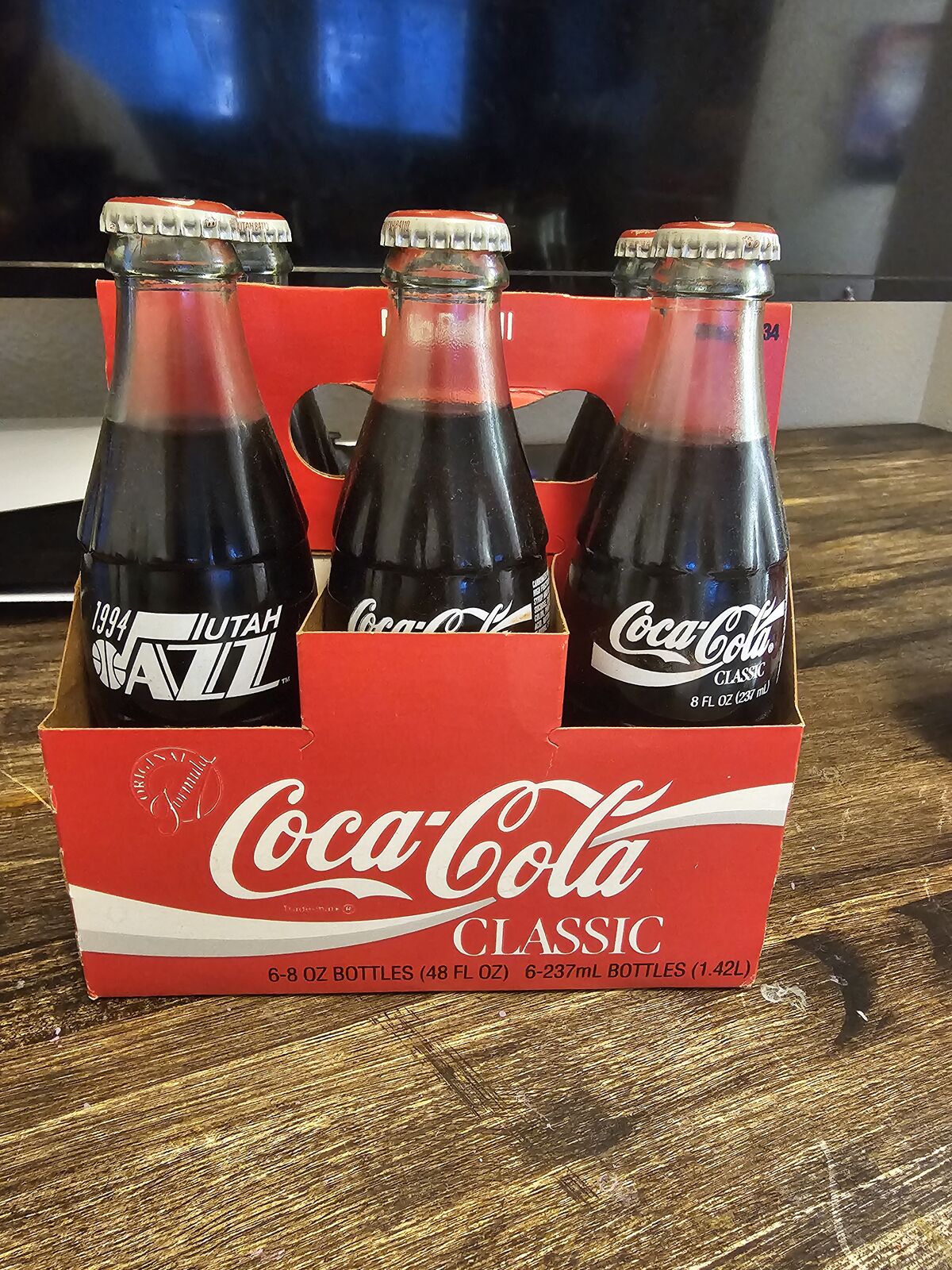 1994 utah jazz coca cola bottlea