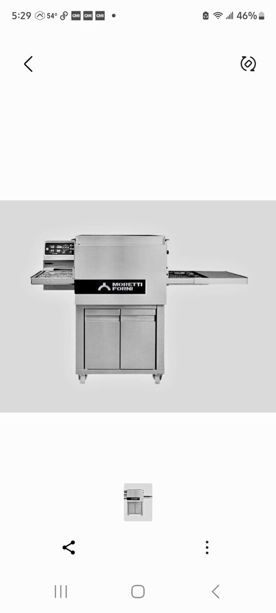 Moretti Forni T64EV Ventless Electric Conveyor Pizza or Pinsa Oven