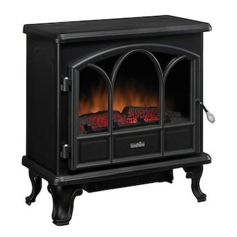 Duraflame Electric Fireplace Stove Heater with Remote - Black