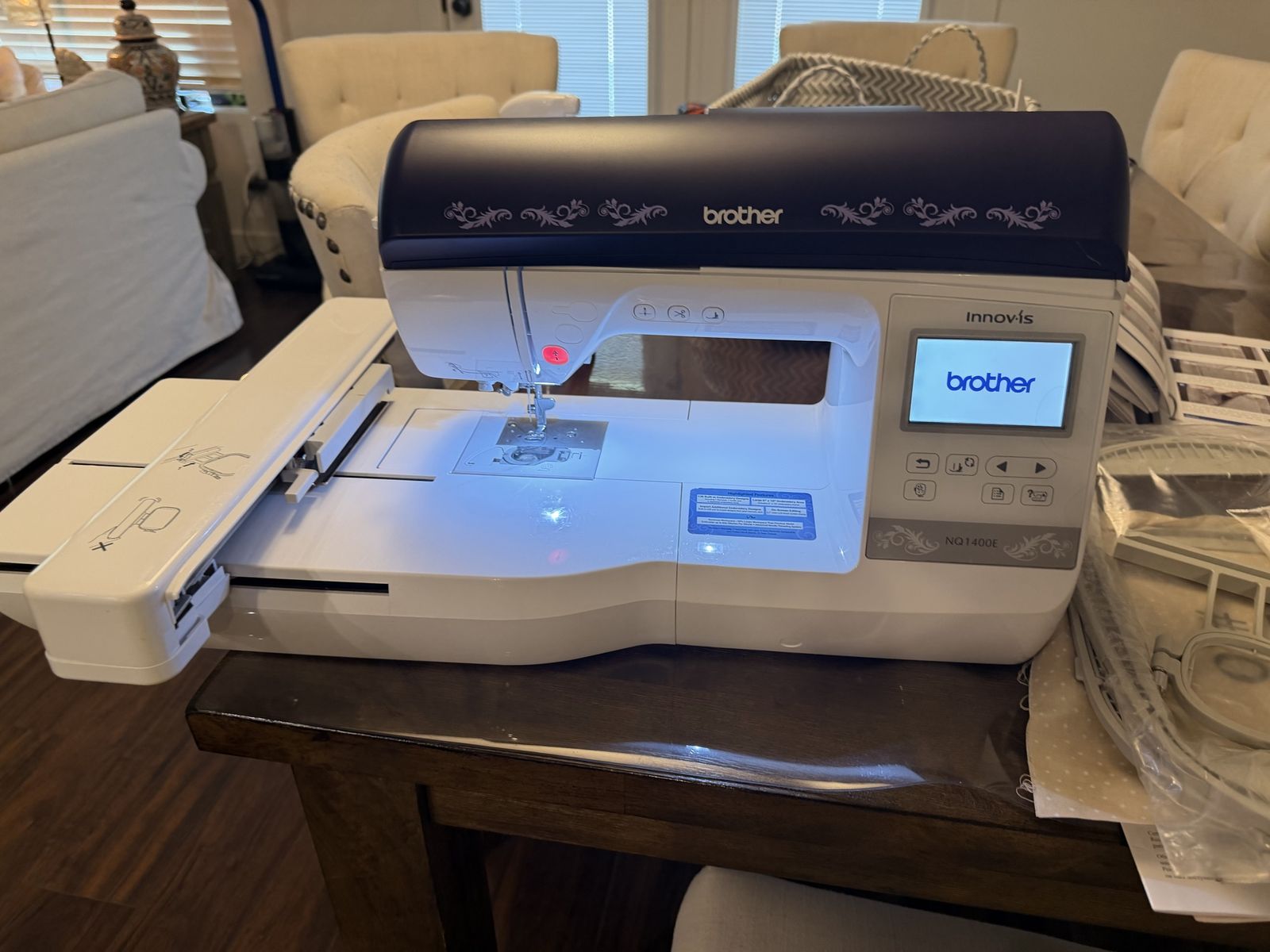 Brother Innov-is NQ1400E Embroidery Machine with Accessories