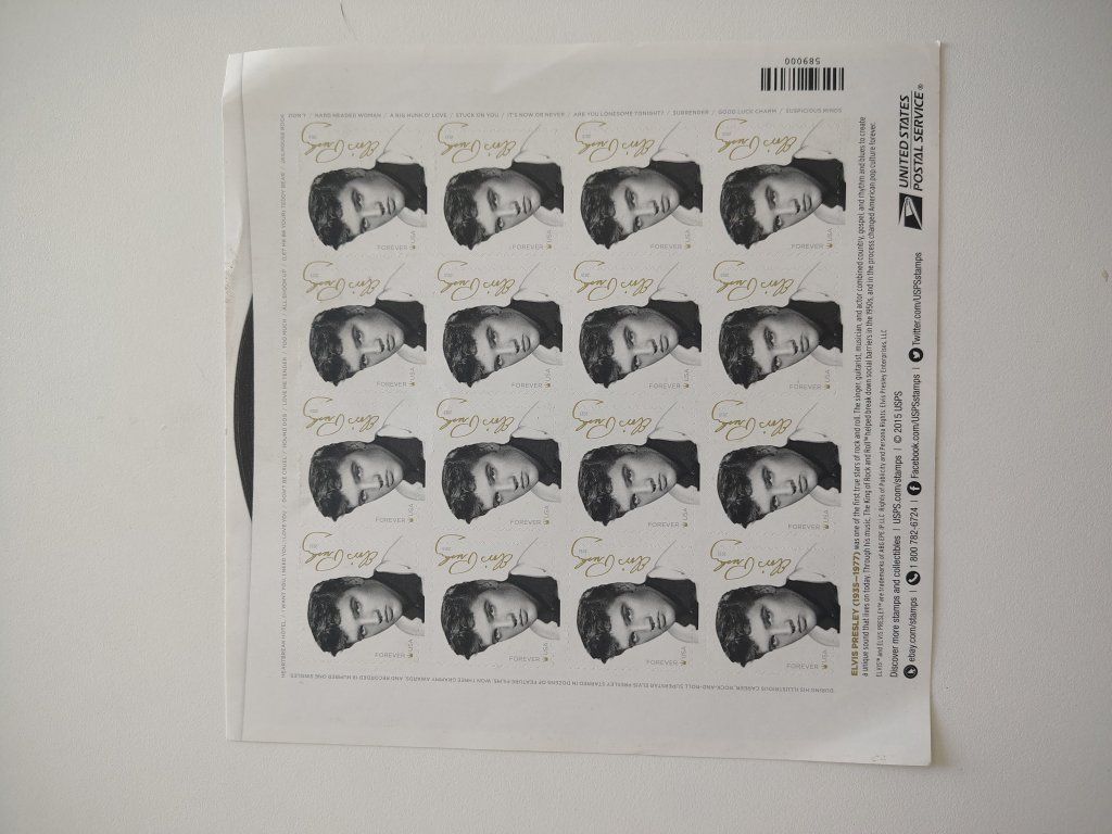Collectible USPS ELVIS PRESLEY Stamps