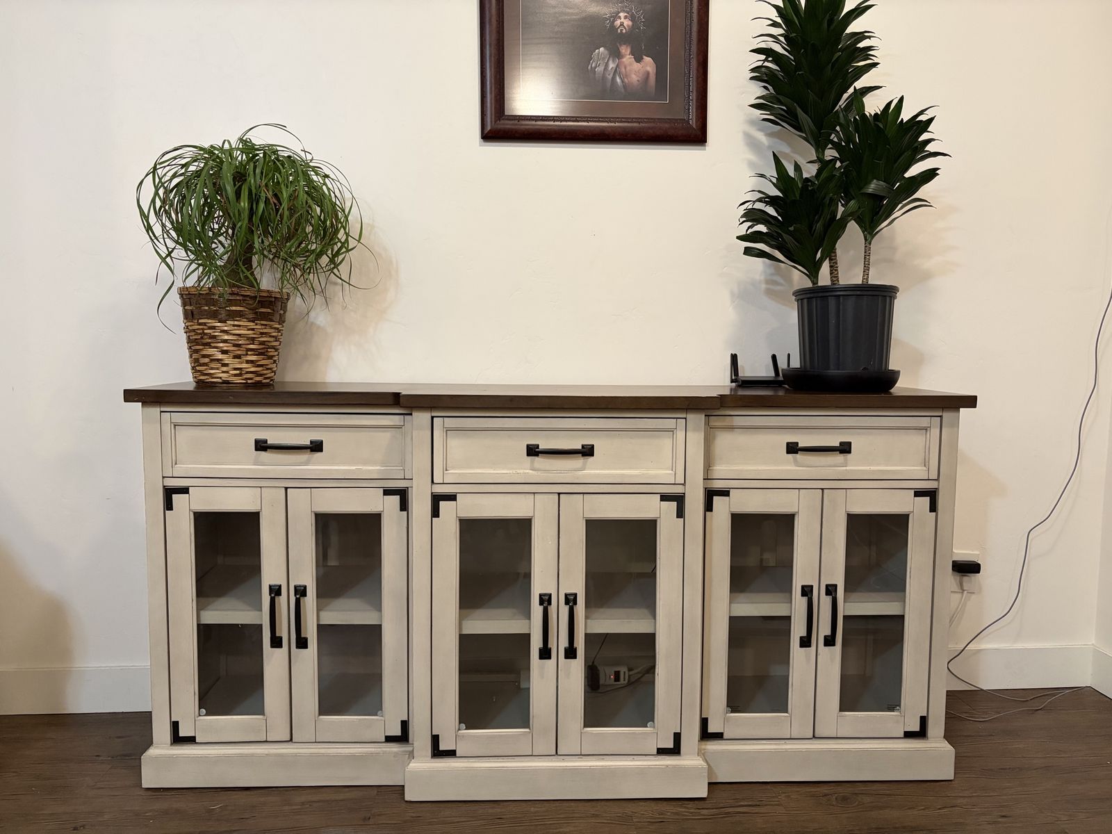 Solid Wood Entertainment Center