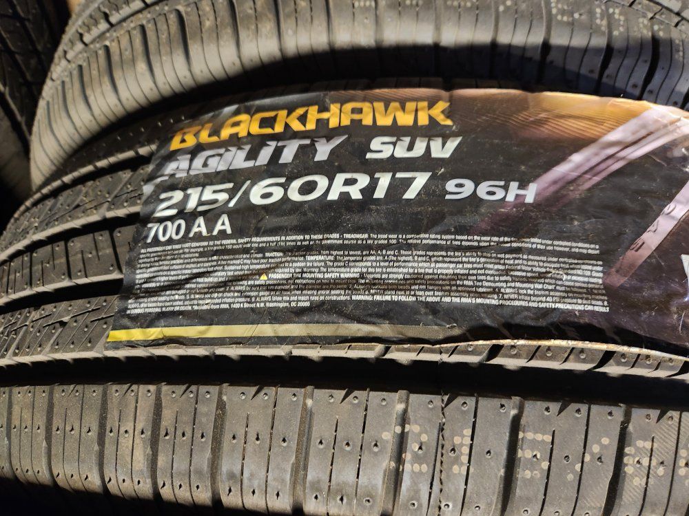 215/60r17 blackhawk agility suv