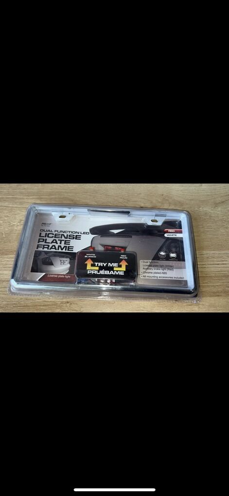 LED license plate cover