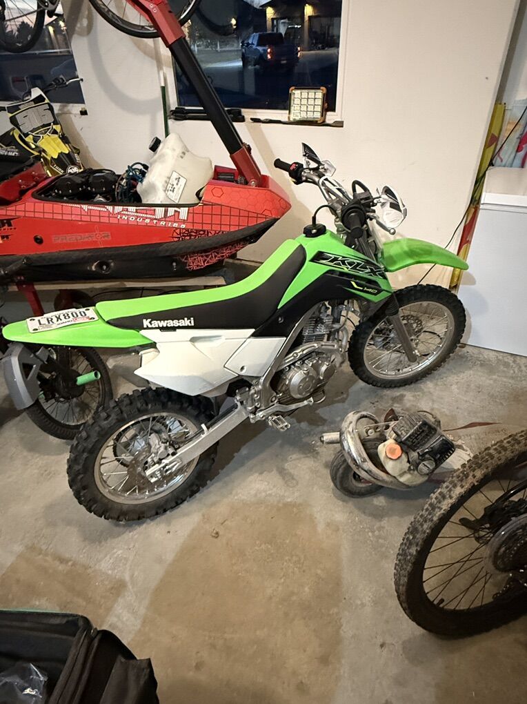 2019 Kawasaki KLX 140 Lightly Used