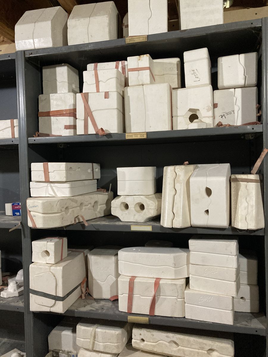Huge Lot Vintage Ceramic & Porcelain Molds