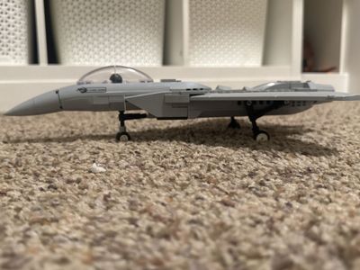 Off brand Lego jet. Incomplete.