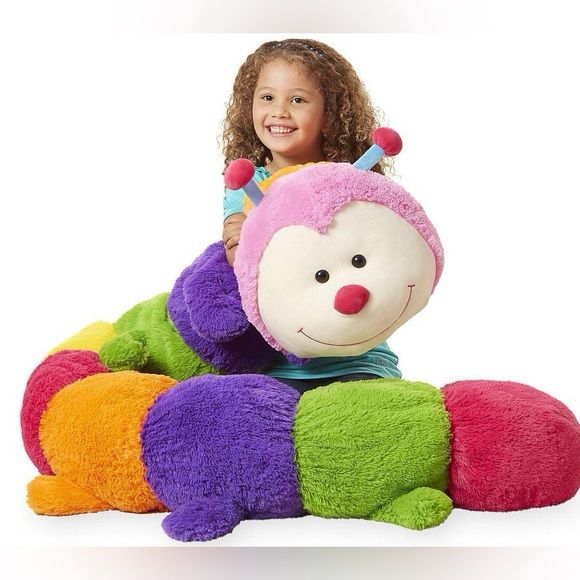 Toys R Us Multicolored Stuffed Caterpillar