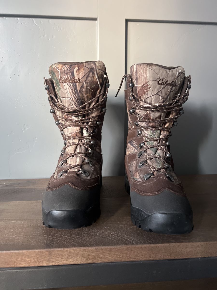 Cabela's Camo Hunting Boots - Men's Size Unknown, Brown/Green