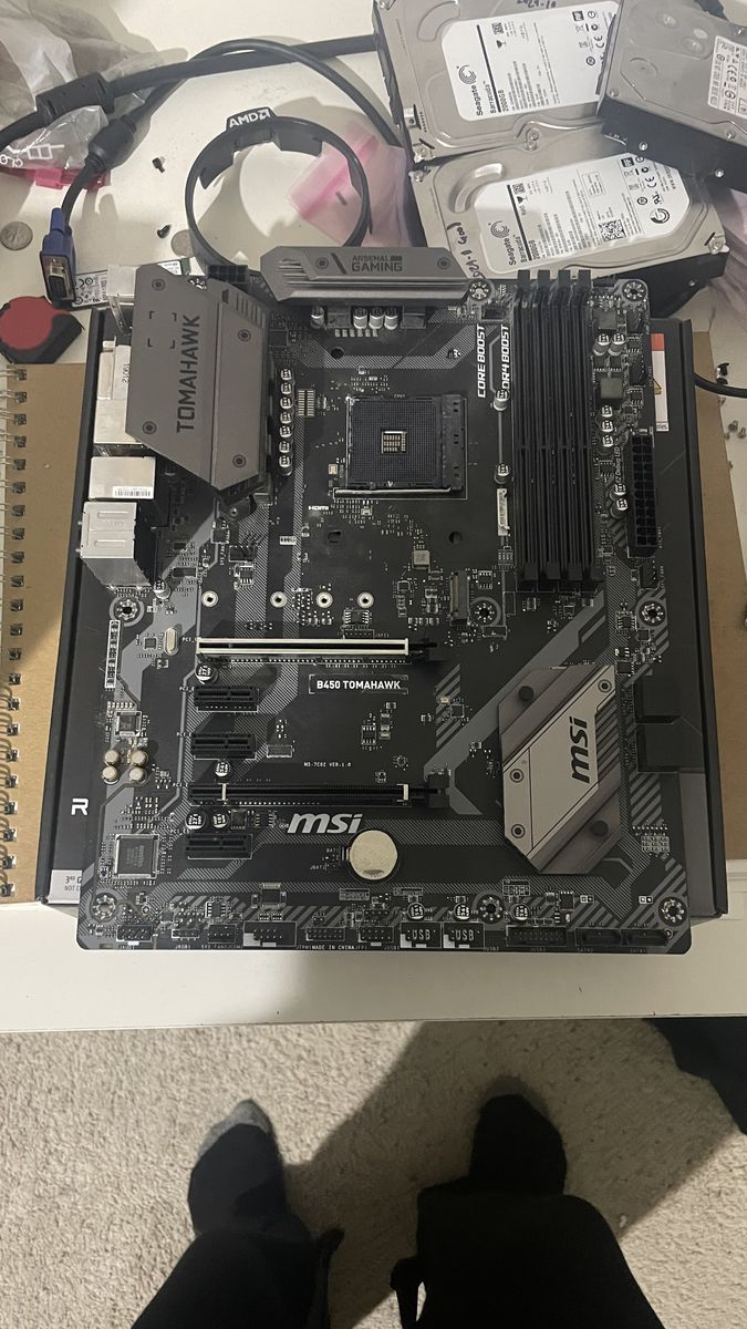 MSI B450 Tomahawk Am4 Atx Motherboard