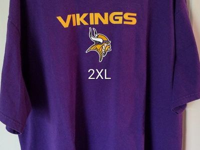 NFL Minnesota Vikings Purple T-Shirt - Men's 2XL Short Sleeve