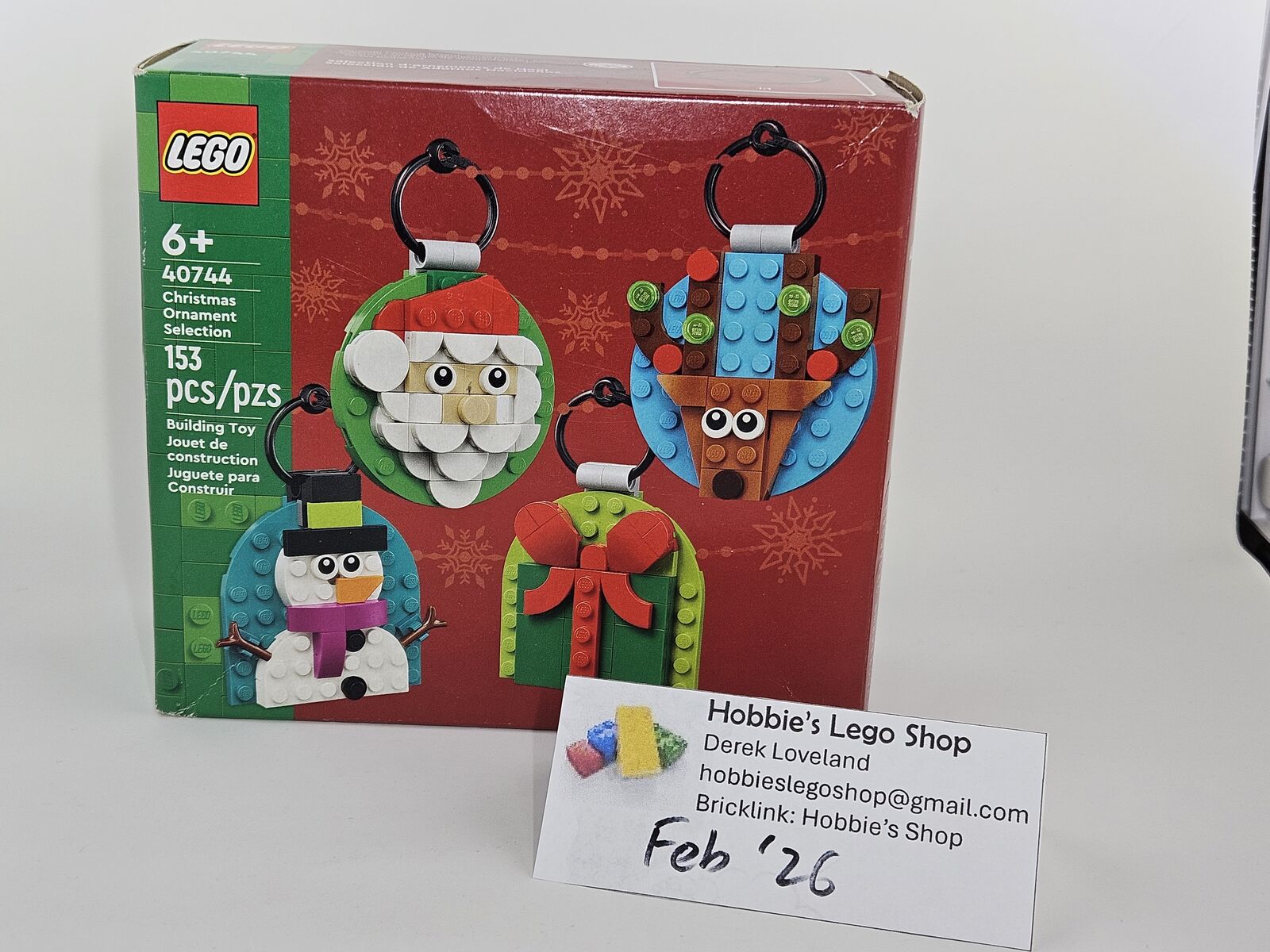 Lego Holidays: Christmas Ornaments (40744)