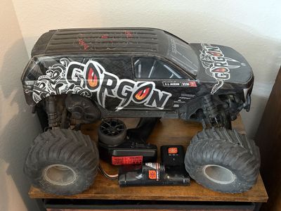 ARRMA GORGON 2WD 1/10 brushed Monster Truck RC Car