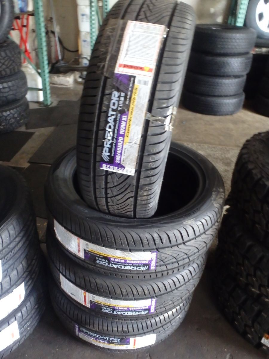 245/45R20 PREDATOR COMTRAX PRI A/S SET OF BRAND NEW TIRES