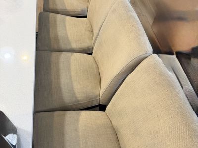 4 Beige High Counter Chairs