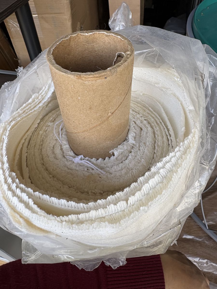 Brand New Roll Of Fabric Canvas