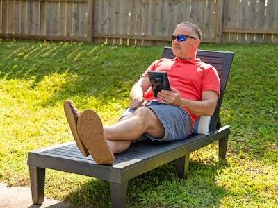 Sunnydaze 5-Position Outdoor Adjustable Chaise Lounge Chair Qty 2